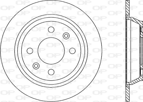 OPEN PARTS Bremžu diski BDR1474.10